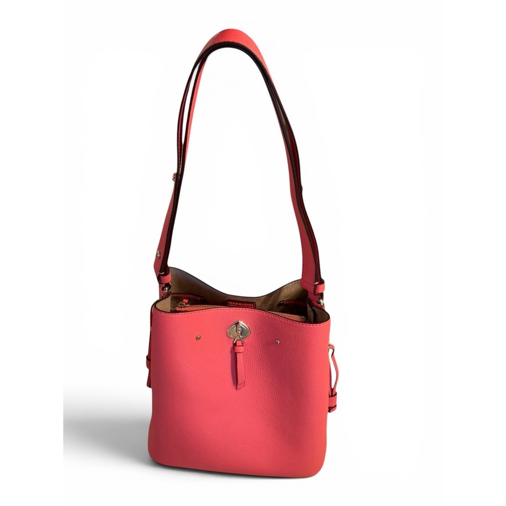 Kate Spade New York Marti Large Bucket Bag, Dark Watermelon Gelato.